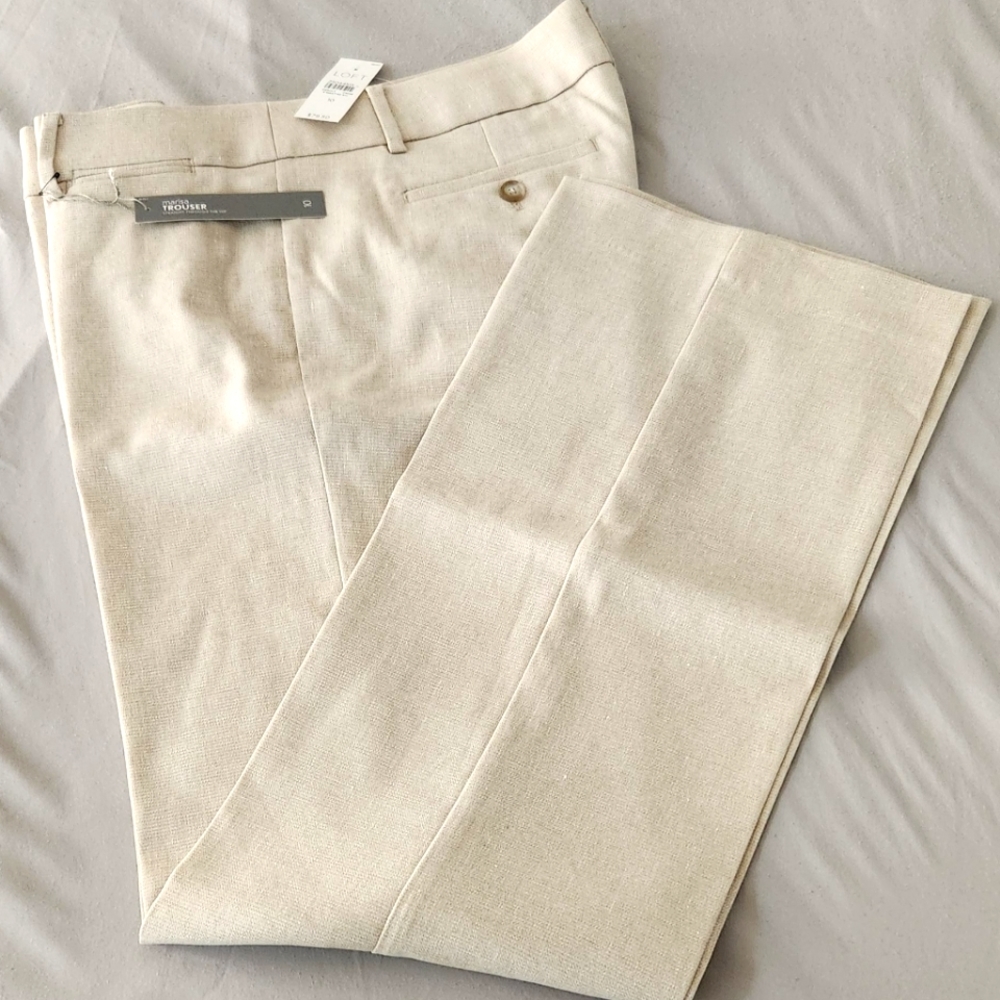 NWT LOFT Marissa Trousers, size 10